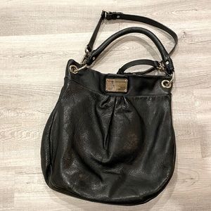 Marc by Marc Jacobs Classic Q Hillier Hobo Black Leather Purse